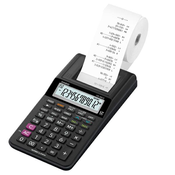 CALCOLATRICE SCRIVENTE CASIO HR-8 12…
