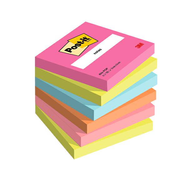 POST-IT 654 MM 76X76 COLORI ASSORTIT…